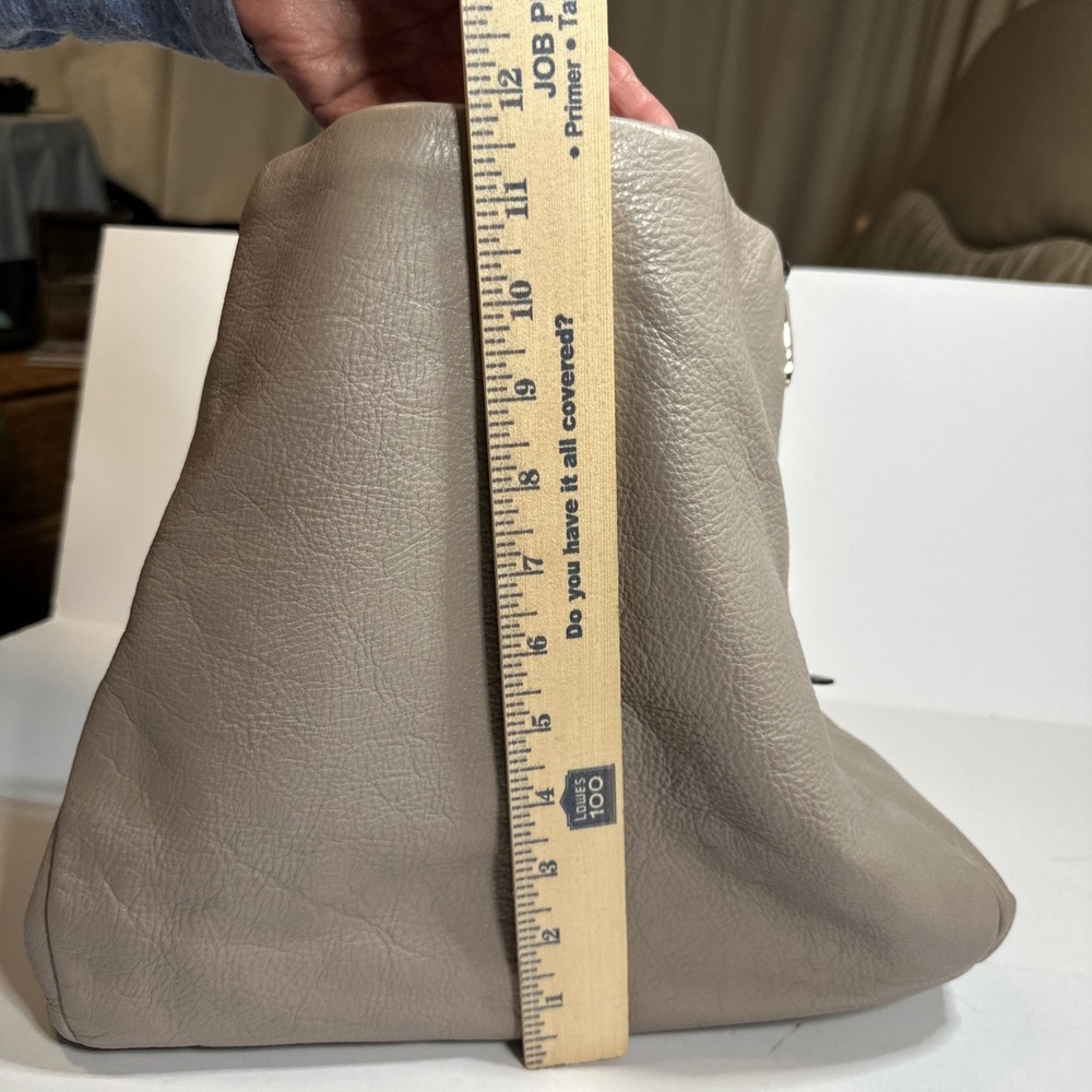 Coach Madison Pebbled Leather Phoebe Shoulder Bag G1461 F34291 Taupe Color - Picture 12 of 14